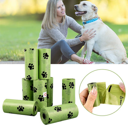 Dogs Supplies Biodegradable Poop Bags 120Pcs Compostable Trash Bags Thickened and Leak-Proof Garbage Bags for Poop Pickup